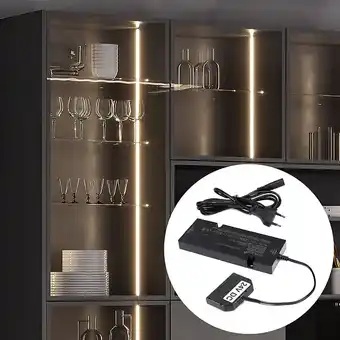 Bricorama Emuca convertisseur pour luminaires led à tension constante, plastique (24v dvc), 30 w, acier et aluminium offre
