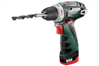 Coffret perceuse visseuse 12 v sans fil powermaxx bs basic 2 x 2,0 ah li-power, lc12