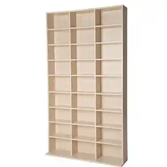 Étagère bibliothèque christel 180x102x23,5cm