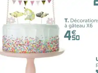 Gifi Décoration à gâteau offre