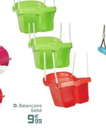Gifi Balancoire‎ Bébé offre