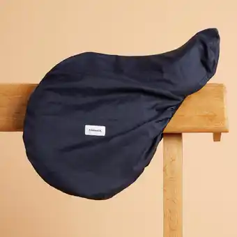 Decathlon Couvre selle équitation déperlant - marine offre