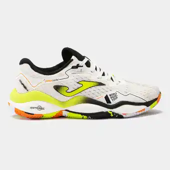 Decathlon Chaussures de padel homme - joma smash blanc jaune offre
