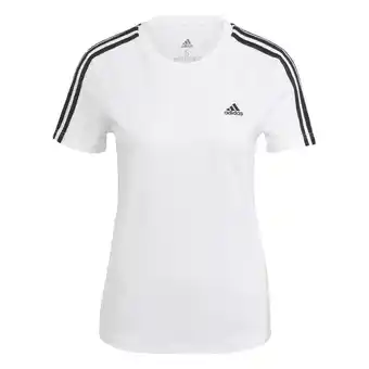 Decathlon T-shirt de fitness soft training adidas femme blanc offre