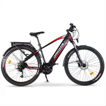 Decathlon Vélo vtt électrique dakota 23 fe rouge, 720 wh 15ah offre