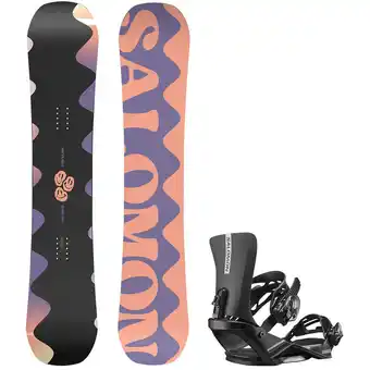 Pack snowboard salomon oh yeah + rhythm 2024-147 cm
