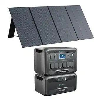 Decathlon Batterie de secours bluetti ac300+b300 avec panneau solaire pv350 3072wh offre