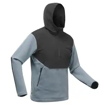 Decathlon Polaire chaude de randonnée - mh500 hoodie - homme offre