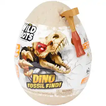 Action Zuru œuf surprise zuru wild bots dino fossil find offre