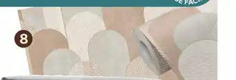 Papier-peint vinyl intissé easyroll albury rose