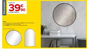 Castorama Miroir offre