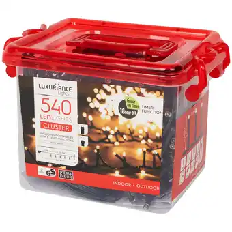 Luxuriance lights guirlande lumineuse avec grappes de led luxuriance lights