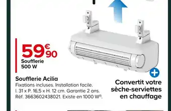Castorama Goodhome soufflerie acilia offre