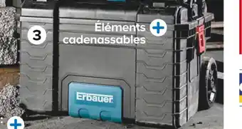 Castorama Erbauer boîte à outils trolley offre