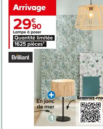 Castorama Brilliant lampe à poser offre