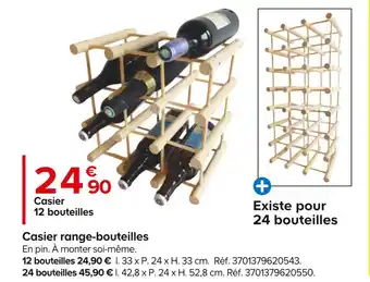 Castorama Casier range-bouteilles offre