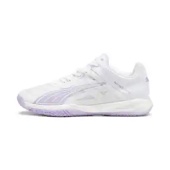 Decathlon Chaussures de handball accelerate nitro sqd femme puma white vivid violet purple offre