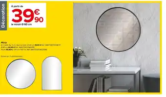 Castorama Miroir offre