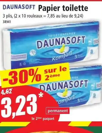 Norma DAUNASOFT Papier toilette offre
