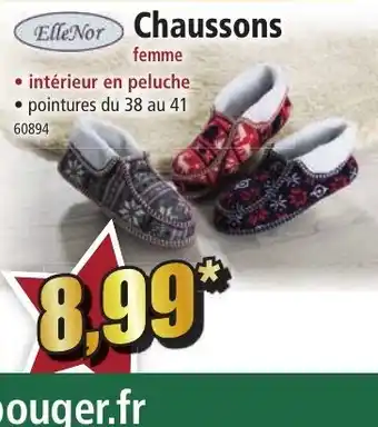 Norma Elle Nor Chaussons offre