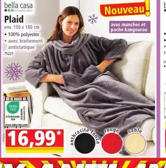 Norma Bella casa Plaid offre