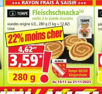 Norma TEMPE Fleischschnacka offre