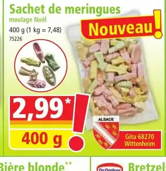 Norma Sachet de meringues offre