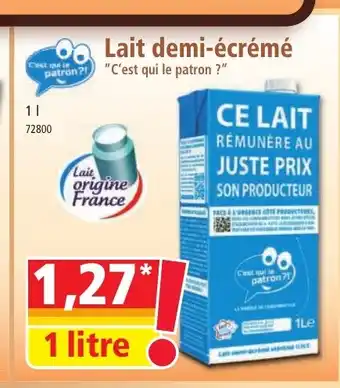 Norma Lait origine France offre