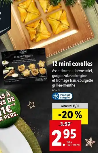 Lidl 12 mini corolles offre