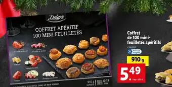 Lidl Coffret de 100 mini-feuilletés apéritifs offre