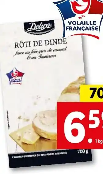 Lidl Rôti de dinde offre