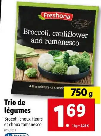Trio de légumes