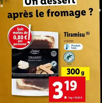 Lidl Tiramisu (5) offre