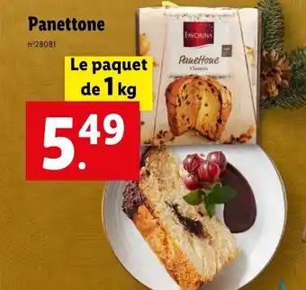 Lidl Panettone offre