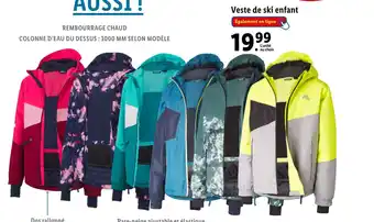 Lidl Veste de ski enfant offre