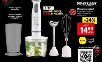 Mixeur plongeant