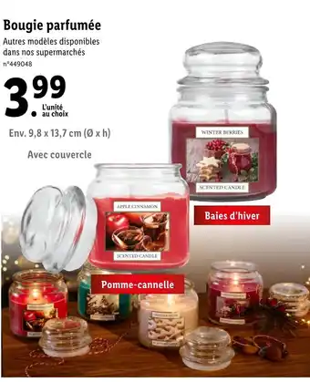 Lidl Bougie parfumée offre