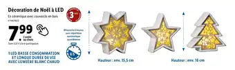 Lidl Décoration de Noël à LED offre