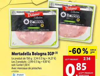 Lidl Mortadella Bologna IGP (³) offre
