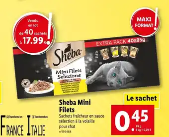 Lidl Sheba Mini Filets offre