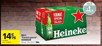 Carrefour Bière "Format spécial" HEINEKEN offre
