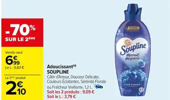 Carrefour Adoucissant (d) SOUPLINE offre