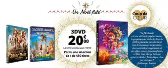 Auchan Le DVD vendu seul Parmi une sélection de + de 450 titres offre