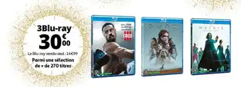 Auchan Le Blu-ray vendu seul Parmi une sélection de + de 270 titres offre