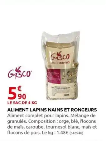 Rural Master ALIMENT LAPINS NAINS ET RONGEURS offre