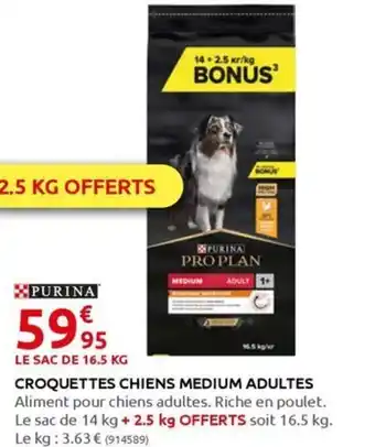 Rural Master CROQUETTES CHIENS MEDIUM ADULTES offre