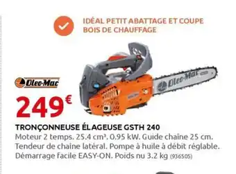 Rural Master TRONÇONNEUSE ÉLAGEUSE GSTH 240 offre