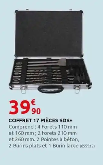 Rural Master COFFRET 17 PIÈCES SDS+ offre