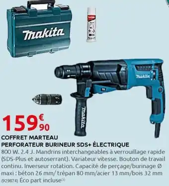 Rural Master COFFRET MARTEAU PERFORATEUR BURINEUR SDS+ ÉLECTRIQUE offre