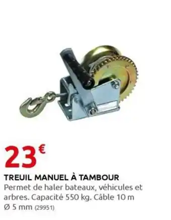 Rural Master TREUIL MANUEL À TAMBOUR offre